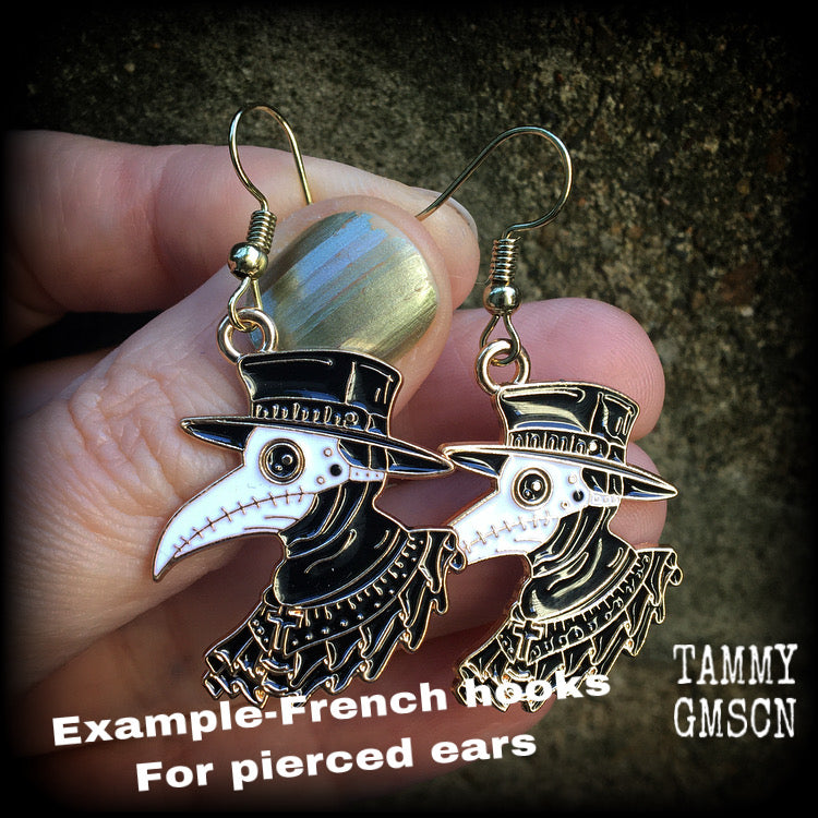 Plague Doctor earrings