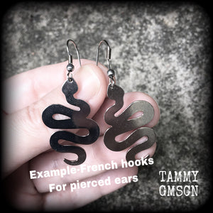 Snake earrings-Serpent earrings