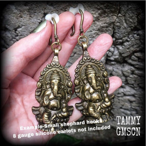 Elephant earrings-Ganesha earrings