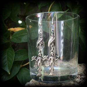 Lilith earrings-Bat earrings