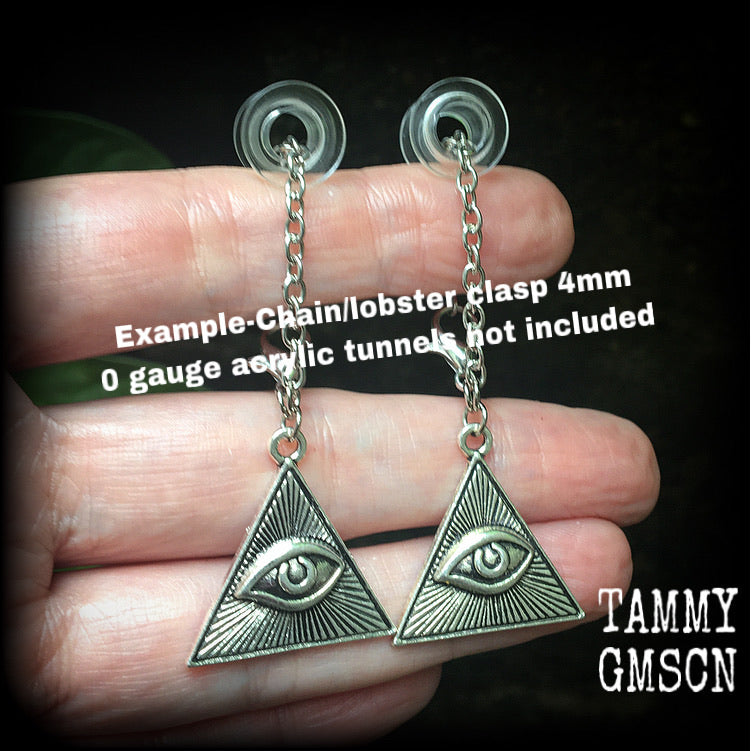 All seeing eye earrings-Eye of Providence