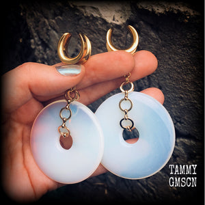 Opalite ear weights-Cradle weights