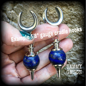 16mm ear weights Gemstone ear hangers Gemstone ear weights Stretched ears Stretched lobes Gauged ears Gauged earrings Gemstone body jewelry Egyptian jewellery 4mm 6mm 8mm 10mm 12mm 14mm 16mm 19mm 22mm 25mm 28mm 30mm