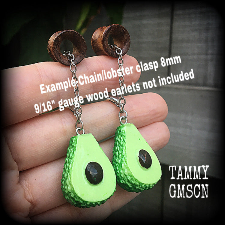 Avocado earrings