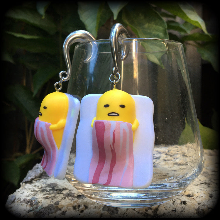 Gudetama earrings