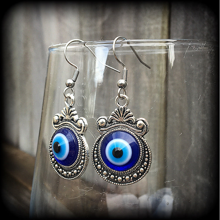 Evil eye earrings-Esoteric earrings