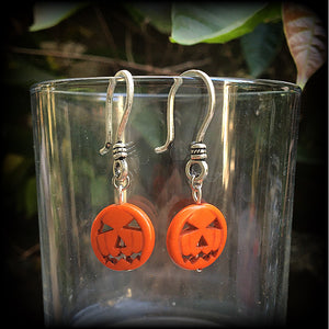 Jack O’ Lantern earrings-Halloween earrings