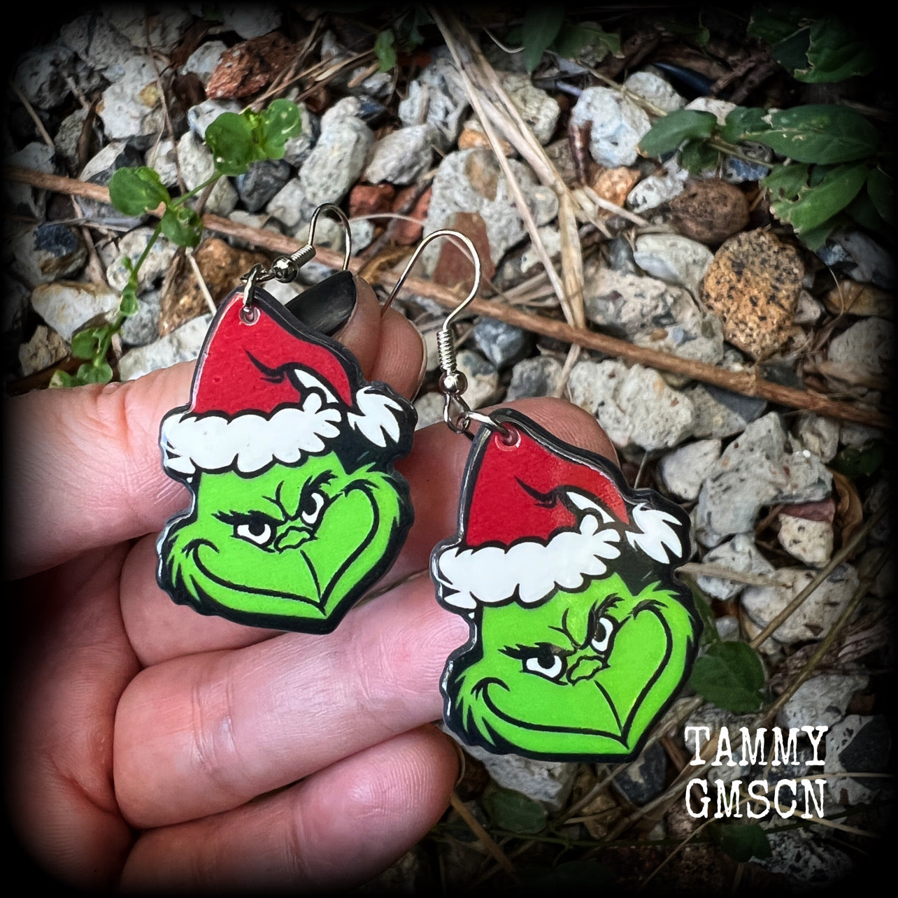 The Grinch earrings 