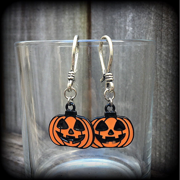 Jack O’lantern earrings-Halloween earrings