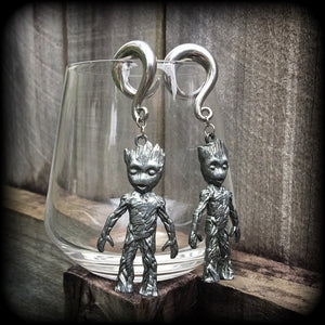 Groot earrings-Gauged earrings