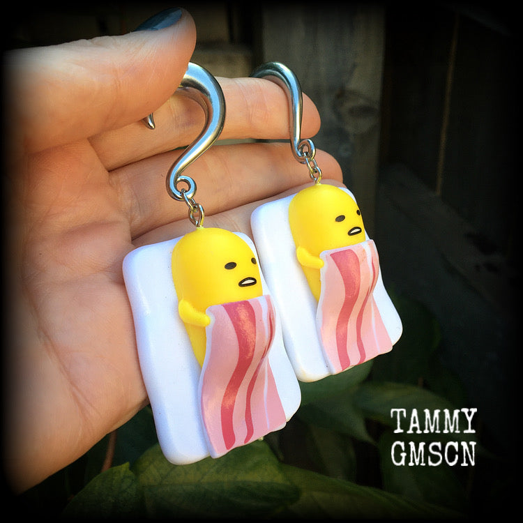 Gudetama earrings