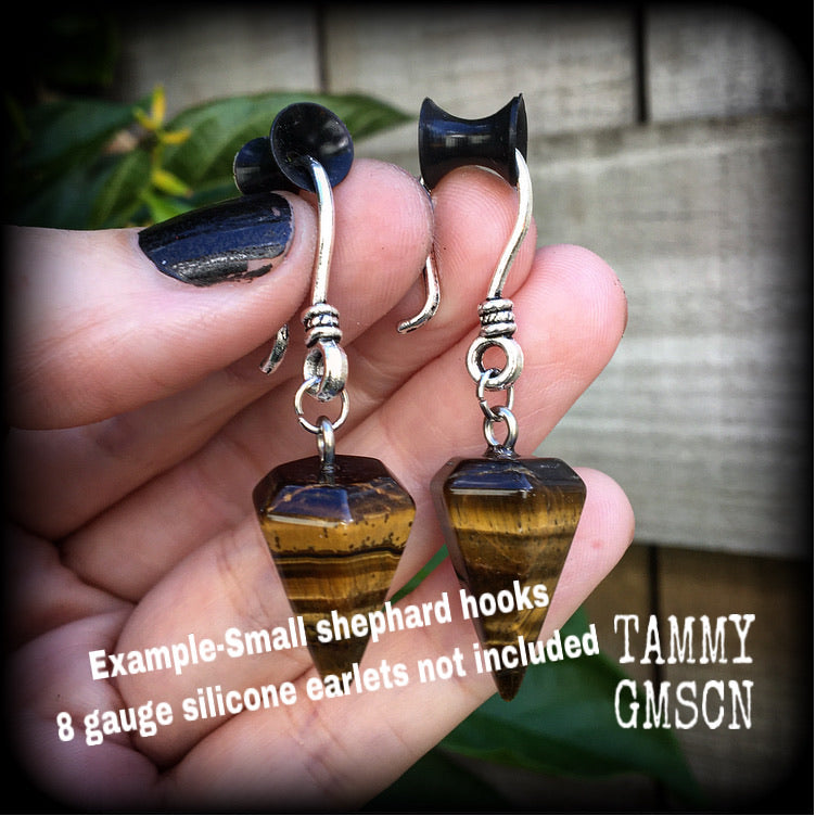 Tigers Eye earrings