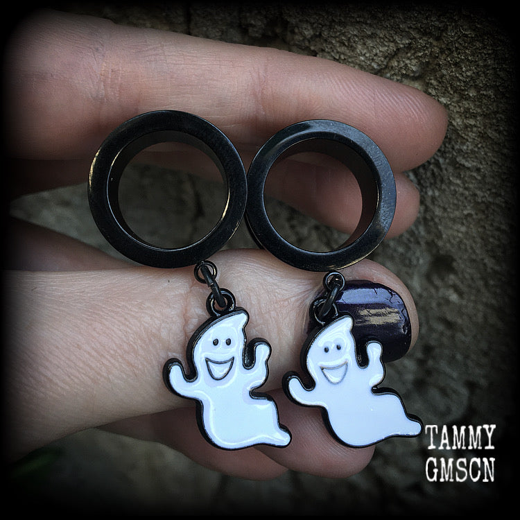 Ghost tunnel earrings