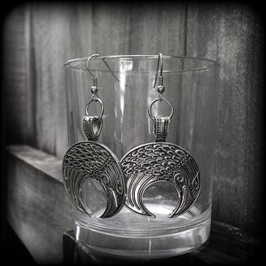 Odins raven earrings-Viking earrings