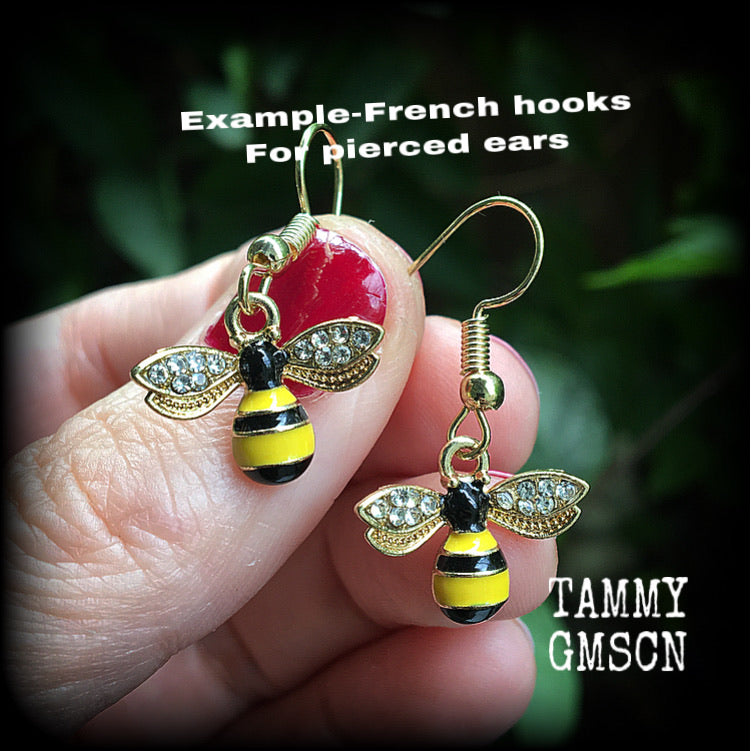Insect earrings 