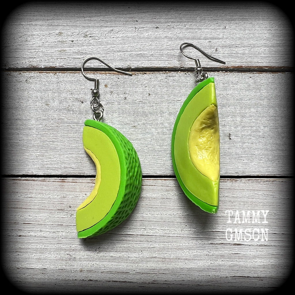 Avocado earrings-Retro earrings