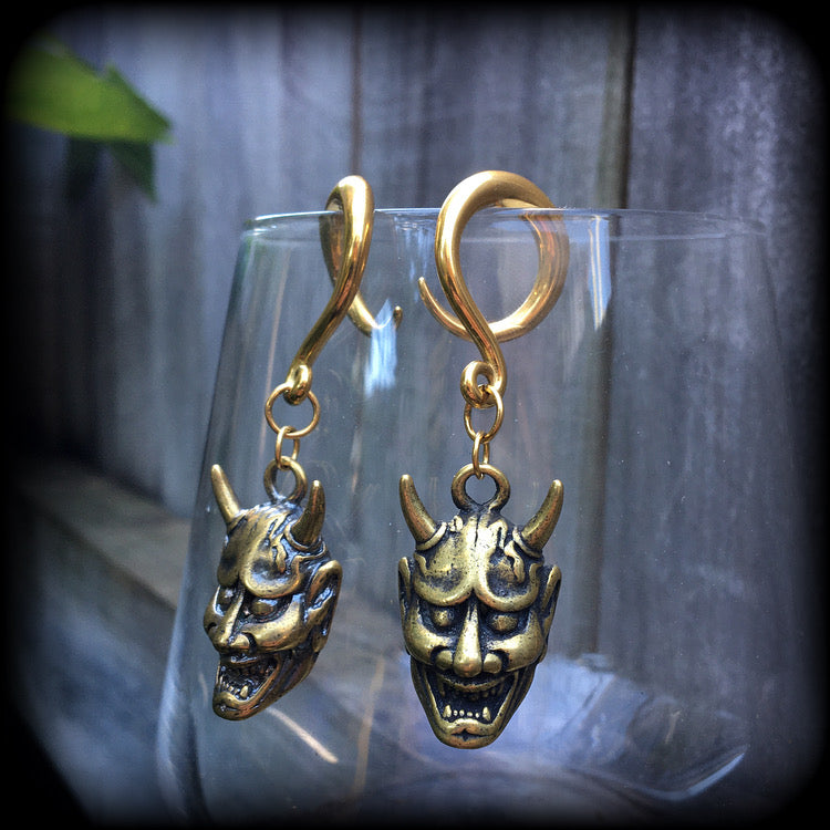 Japanese demon earrings 