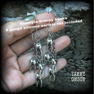 Tooth fairies-Gauged earrings