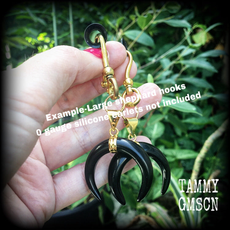 Black obsidian earrings-Gemstone earrings