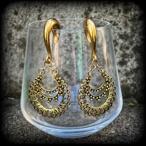 Ornate ear weights 