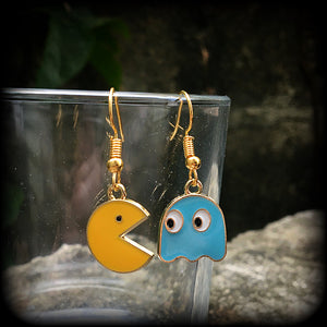 Pacman earrings 