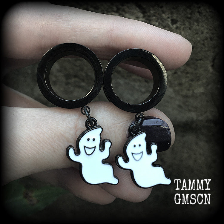 Ghost tunnel earrings