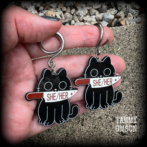 Black cat jewelry 