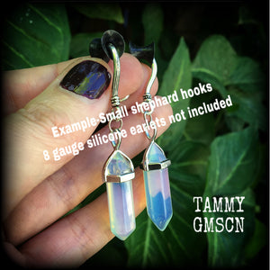 Opalite earrings-Ear hangers