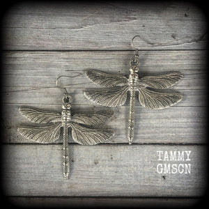 Damselfly earrings-Dragonfly earrings