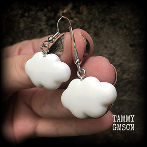 Rain cloud earrings