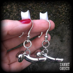 Penis earrings-Dick ear weights