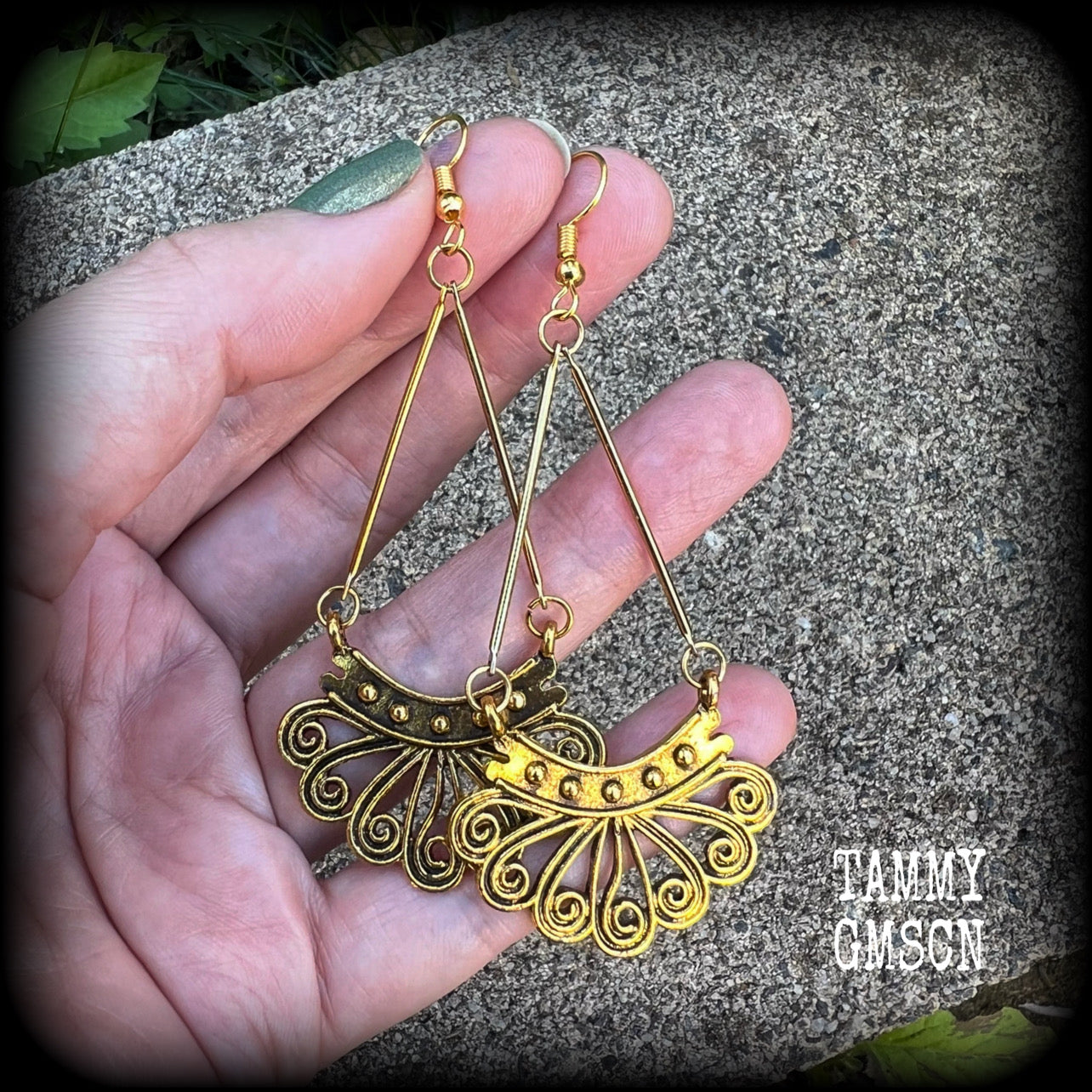 Squid tentacles earrings