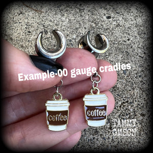 00 gauge gauged earrings 