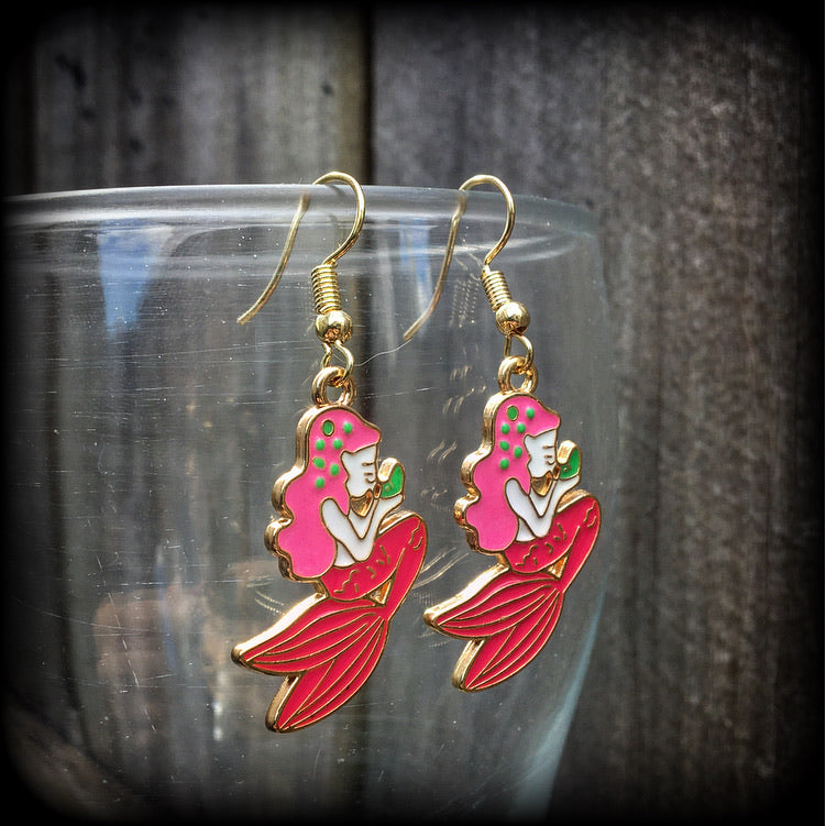 Mermaid earrings-Fairy tale earrings