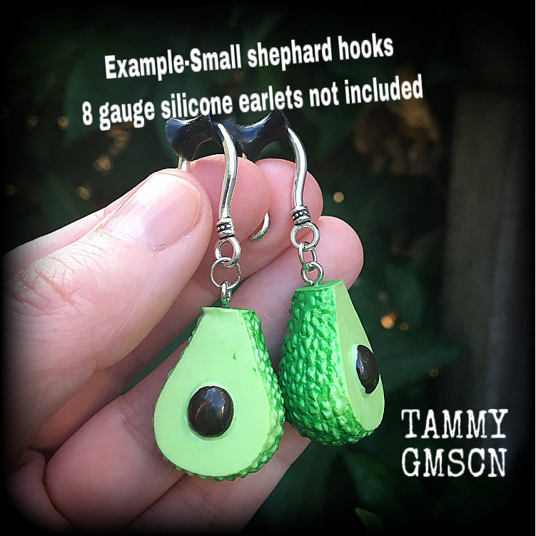 Avocado earrings