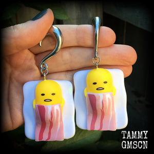 Gudetama earrings