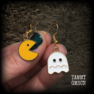 Pacman earrings 