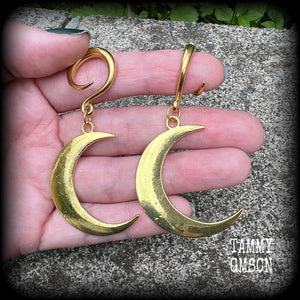 Crescent moon ear jewelry 