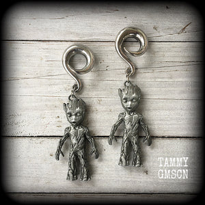 Groot earrings-Gauged earrings