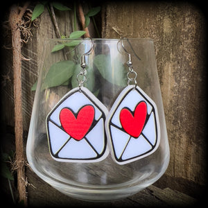 Love letter earrings