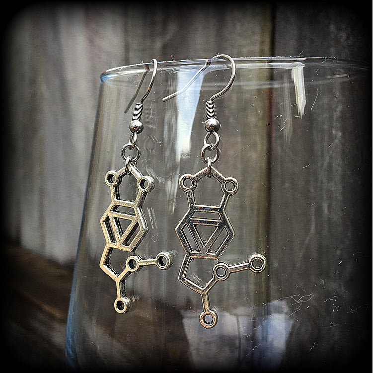 MDMA earrings-Molecule earrings