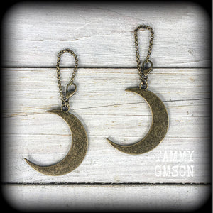 Crescent moon earrings 