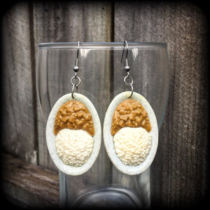 Japanese curry earrings-Katsu earrings