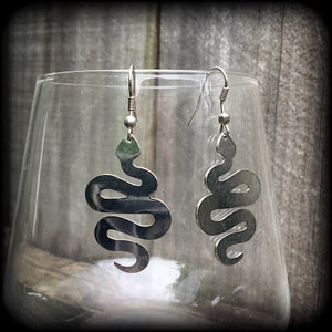 Snake earrings-Serpent earrings