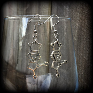 MDMA earrings-Molecule earrings