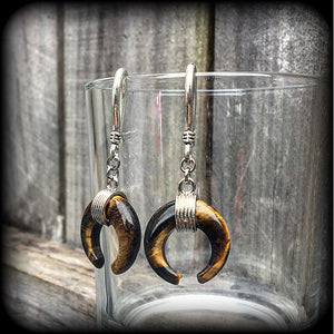 Tigers Eye earrings-Gemstone earrings