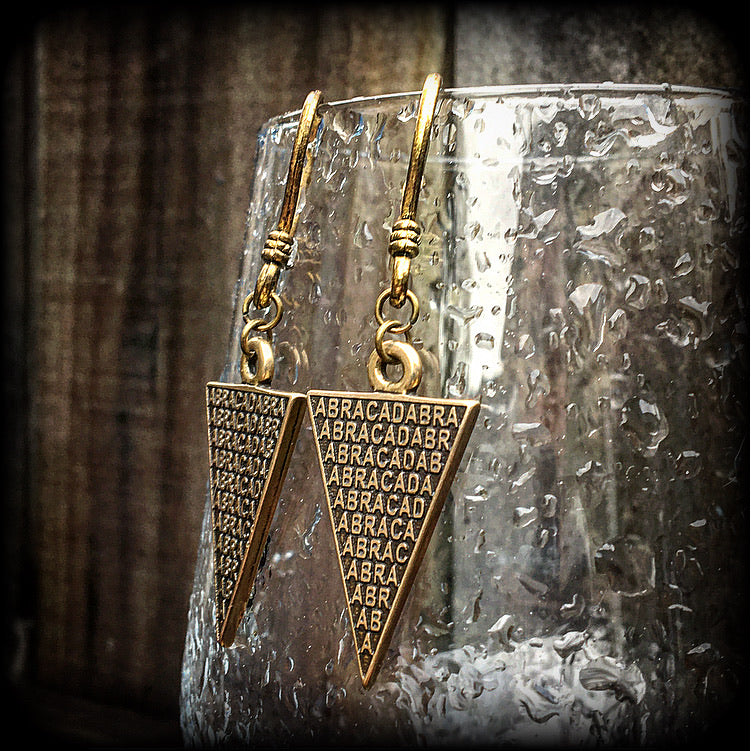 Abracadabra earrings-Talisman earrings