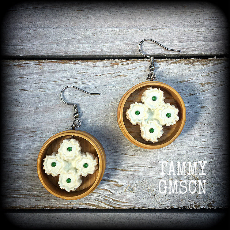 Dumplings earrings-Gyoza earrings