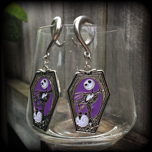 NMBC coffin ear gauges-Halloween-Christmas gauges