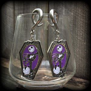 NMBC coffin ear gauges-Halloween-Christmas gauges